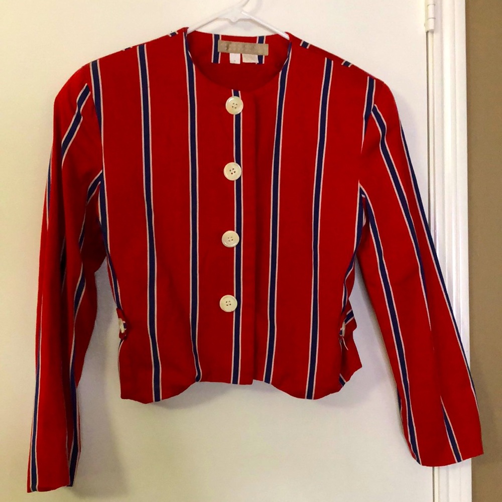 Striped vintage blazer